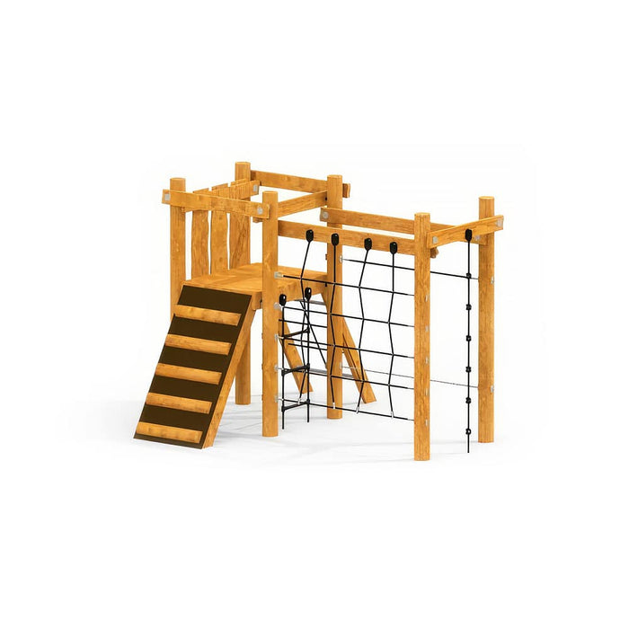 Gewerbefabrik Klettergeruest Benny Outdoor Spielgeraet Kletterturm 3 Jahre Holz Spielplatz