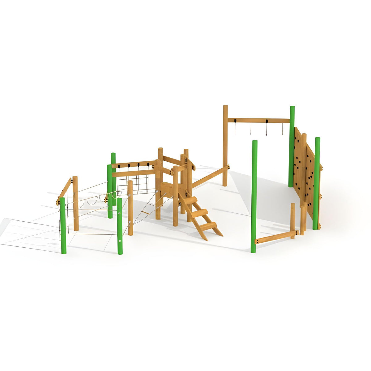 Gewerbefabrik Klettergeruest Bente Outdoor Spielgeraet Kletterturm 3 Jahre Holz Spielplatz