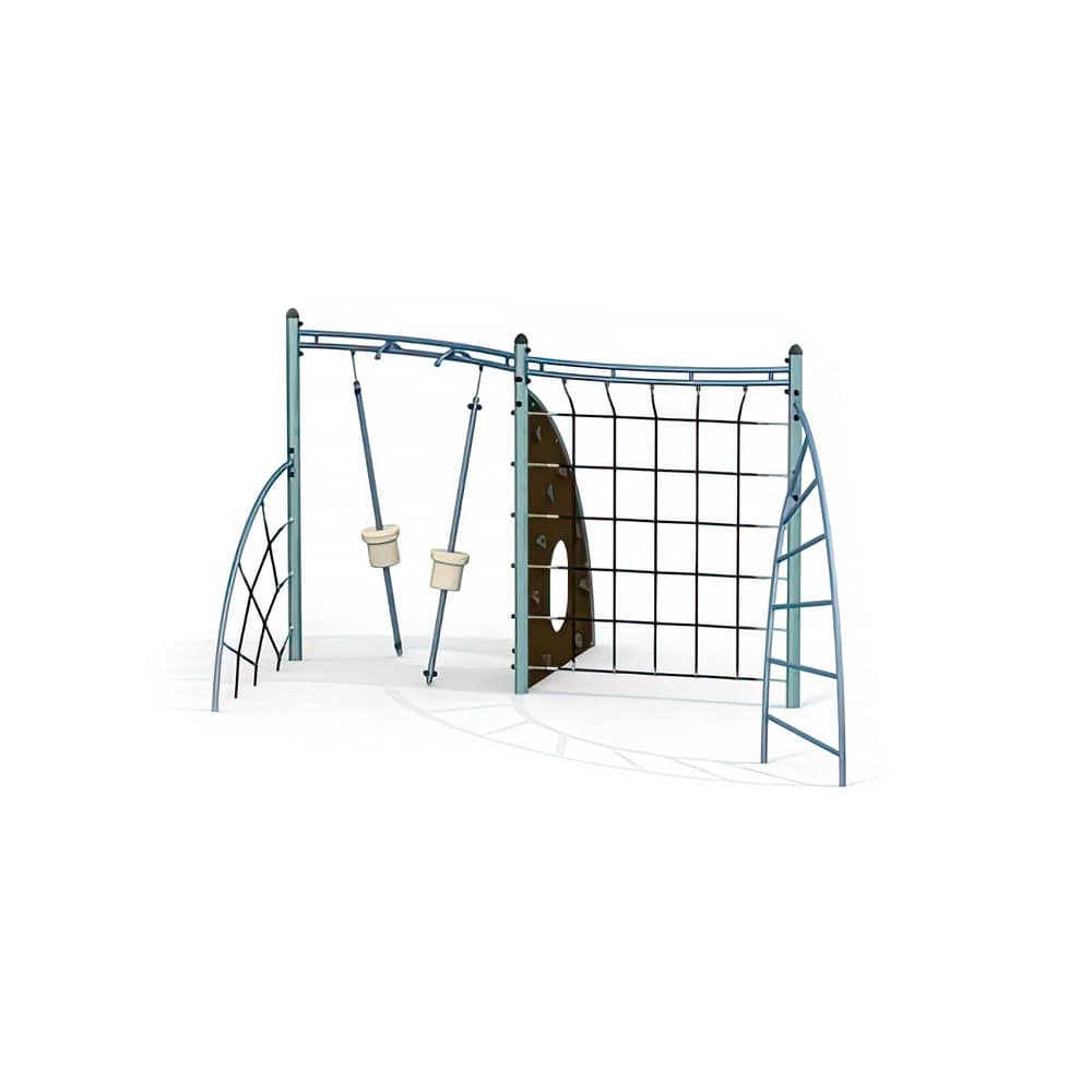 Gewerbefabrik Klettergeruest Grischa Outdoor Spielgeraet Kletterturm 3 Jahre Stahl Spielplatz