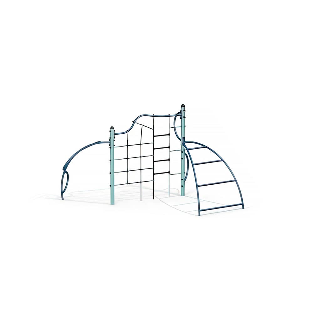 Gewerbefabrik-Klettergeruest Ike Outdoor Spielgeraet Kletterturm 3 Jahre Stahl Kindergarten