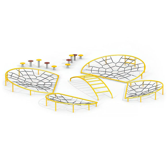 Gewerbefabrik Klettergeruest Kira Outdoor Spielgeraet Kletterturm 1 Jahre U3 Stahl Spielplatz