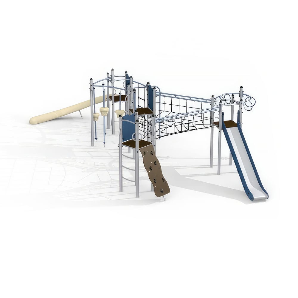 Gewerbefabrik Klettergeruest Milan Outdoor Spielgeraet Kletterturm 3 Jahre Stahl Schule