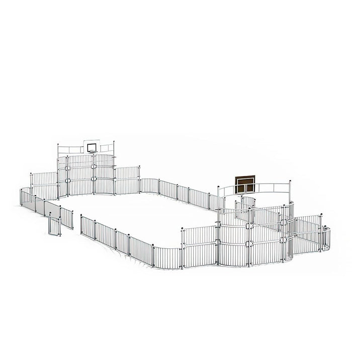 Gewerbefabrik Multisport Anlage Gino Outdoor Sport Arena Stahl Training