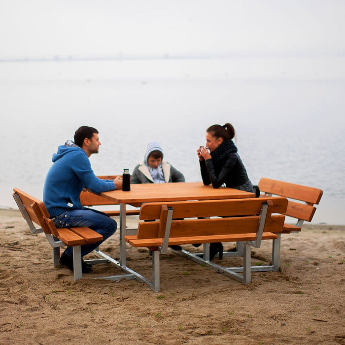 Sitzgruppe Thal, Lärche, moebel - außen, Gewerbefabrik