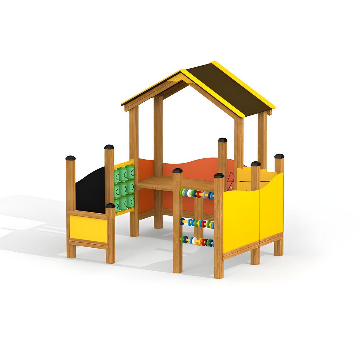 Gewerbefabrik Spielhaus Johann Outdoor Spielgeraet Kinderhaus 1 Jahre U3 Holz Spielplatz