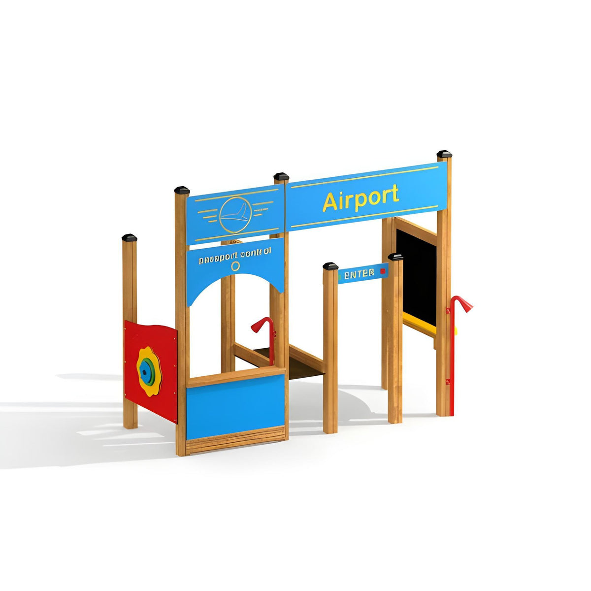 Gewerbefabrik Spielhaus Linda Outdoor Spielgeraet Kinderhaus 1 Jahre U3 Holz Spielplatz
