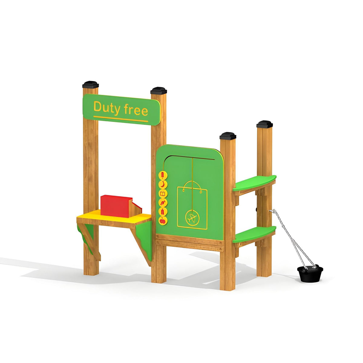 Gewerbefabrik Spielhaus Liska Outdoor Spielgeraet Kinderhaus 1 Jahre U3 Holz Spielplatz