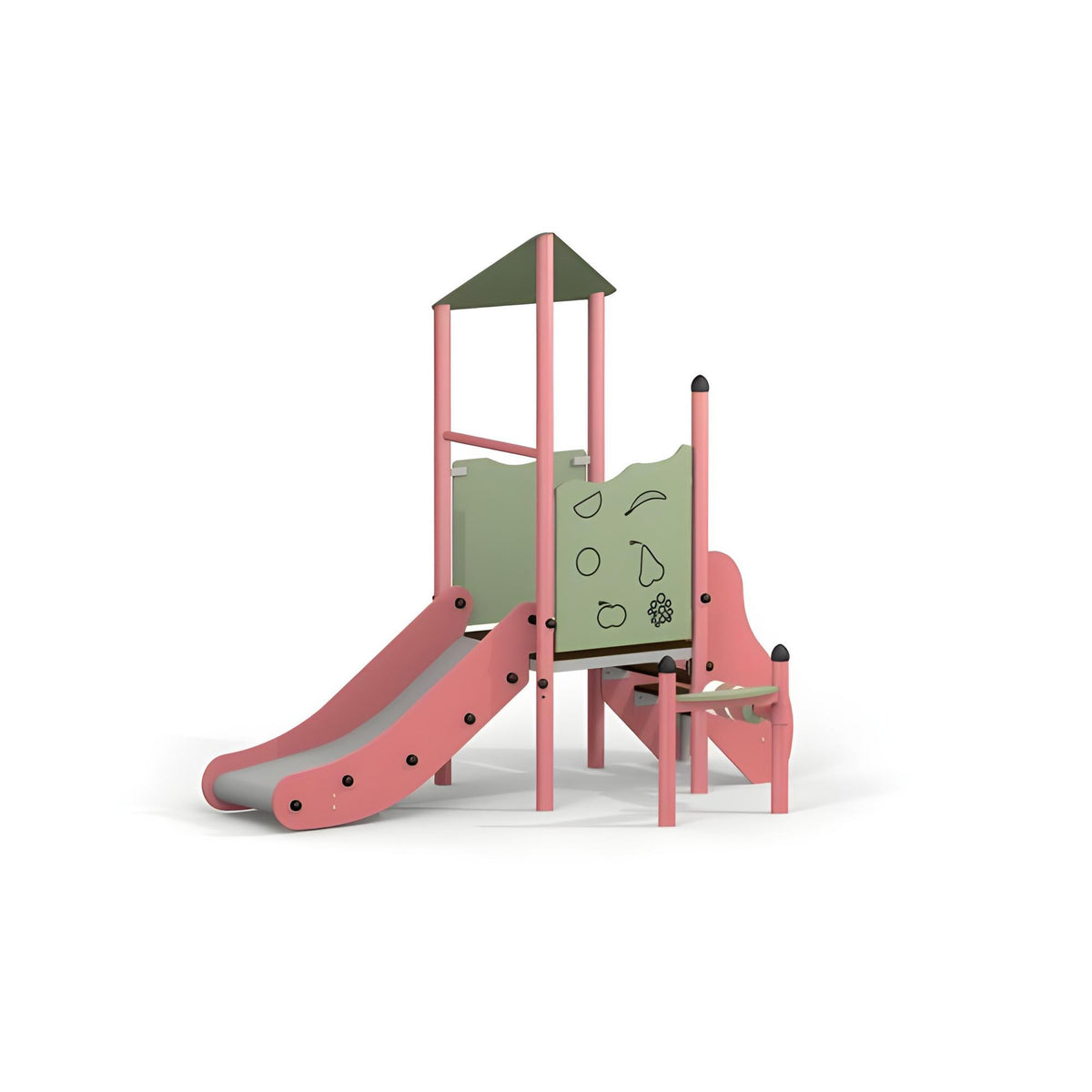 Gewerbefabrik Spielhaus Nando Outdoor Spielgeraet Kinderhaus 1 Jahre U3 Edelstahl Spielplatz
