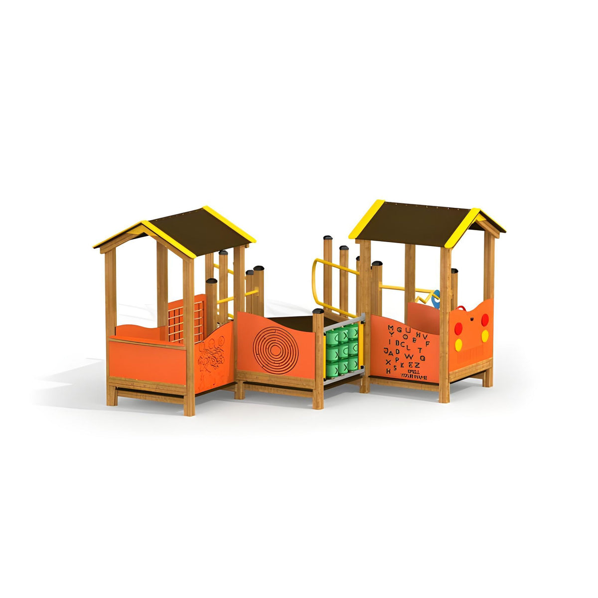 Gewerbefabrik Spielhaus Vanna Outdoor Spielgeraet Kinderhaus 1 Jahre U3 Holz Spielplatz