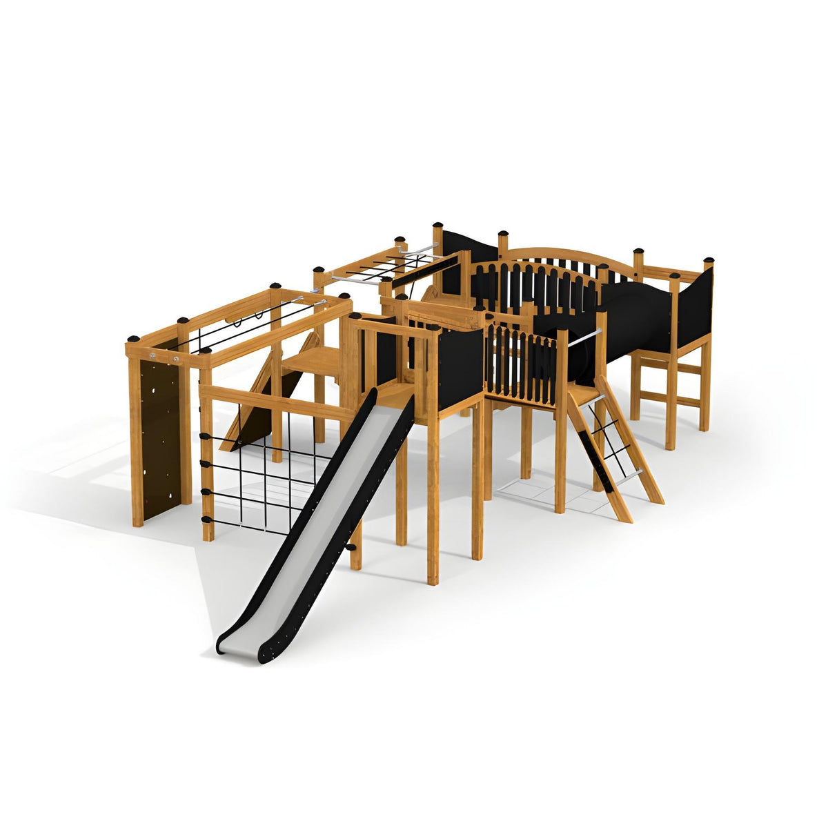 Gewerbefabrik Spielturm Aiko Outdoor Spielgeraet Kletterturm 3 Jahre Holz Spielplatz