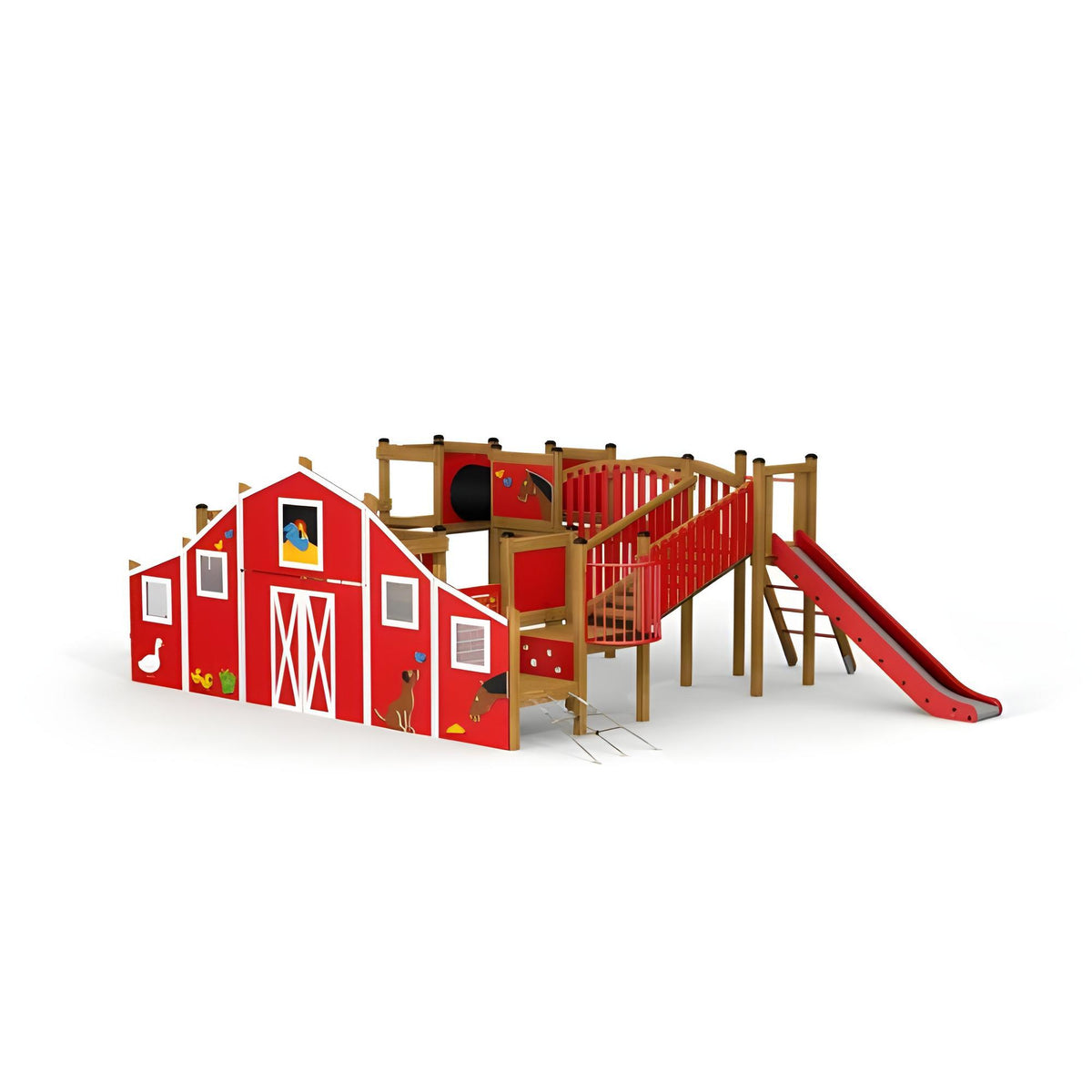 Gewerbefabrik Spielturm Alke Outdoor Spielgeraet Kletterturm 3 Jahre Holz Spielplatz