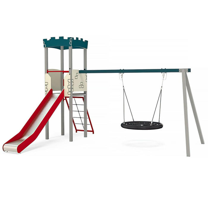 Spielturm Darius, Ab 3 Jahren, kletter, Gewerbefabrik