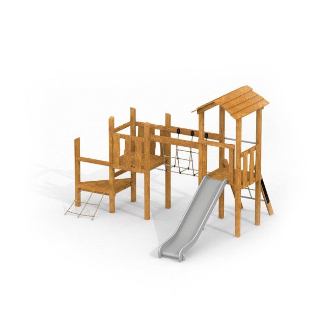 Gewerbefabrik Spielturm Ina Outdoor Spielgeraet Kletterturm 3 Jahre Holz Spielplatz