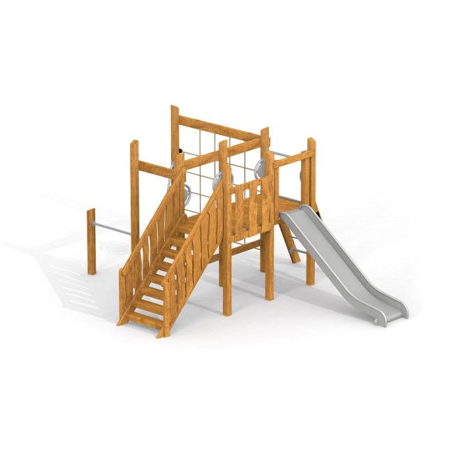 Gewerbefabrik Spielturm Johanna Outdoor Spielgeraet Kletterturm 3 Jahre Holz Spielplatz