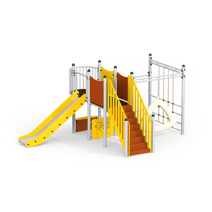 Gewerbefabrik Spielturm Laura Outdoor Spielgeraet Kletterturm 3 Jahre Stahl Kita