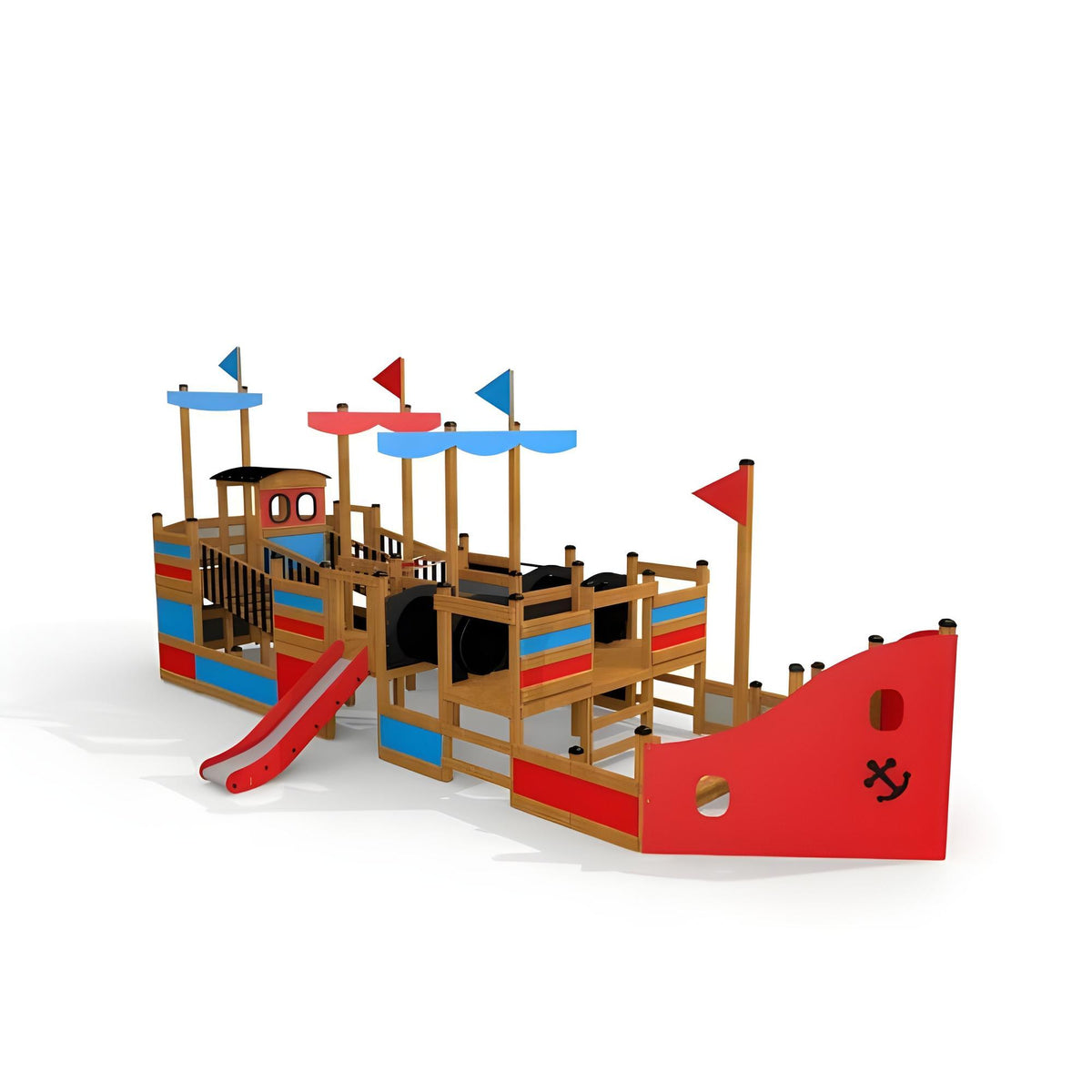 Gewerbefabrik Spielturm Piet Outdoor Spielgeraet Kletterturm 3 Jahre Holz Spielplatz