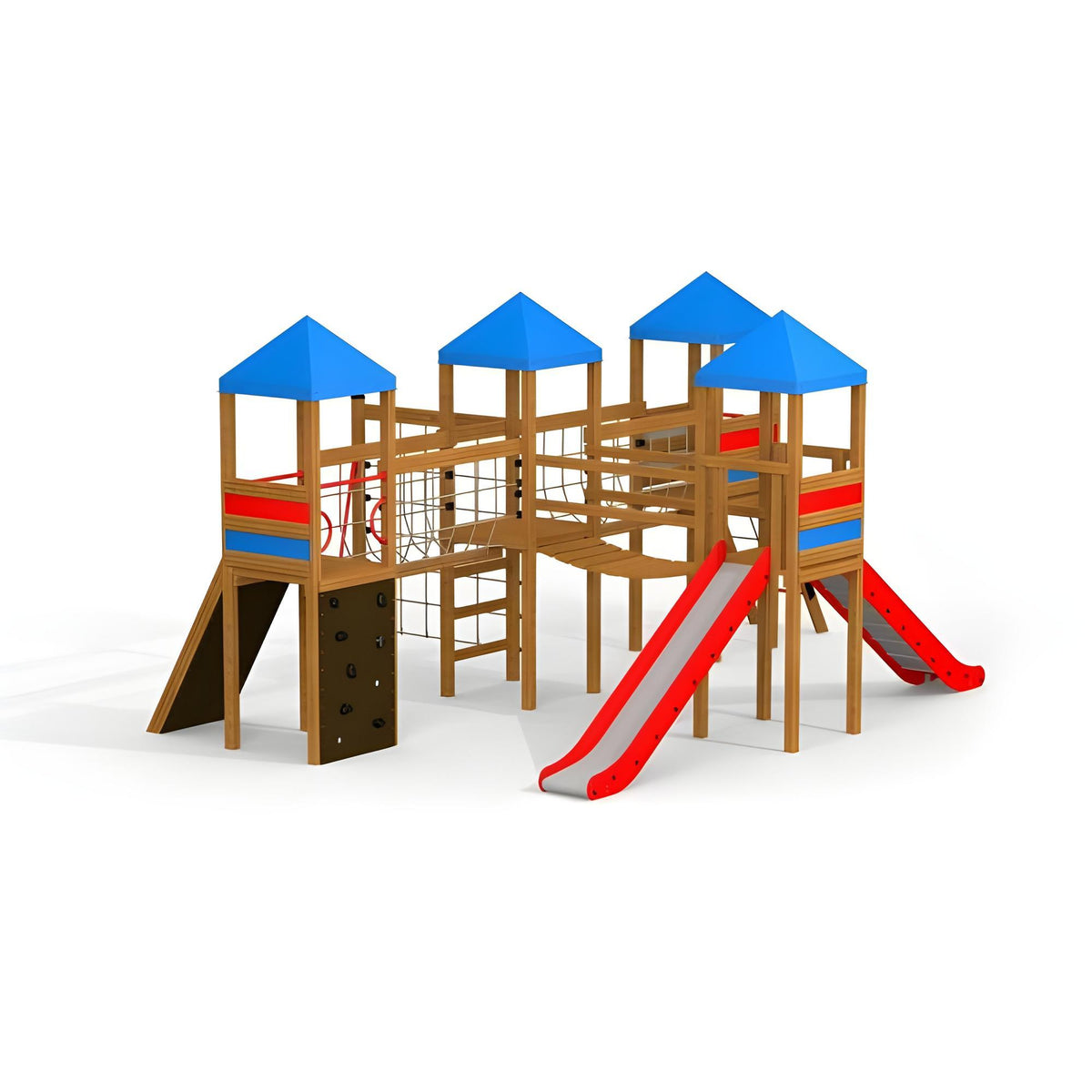 Gewerbefabrik Spielturm Vanja Outdoor Spielgeraet Kletterturm 3 Jahre Holz Spielplatz
