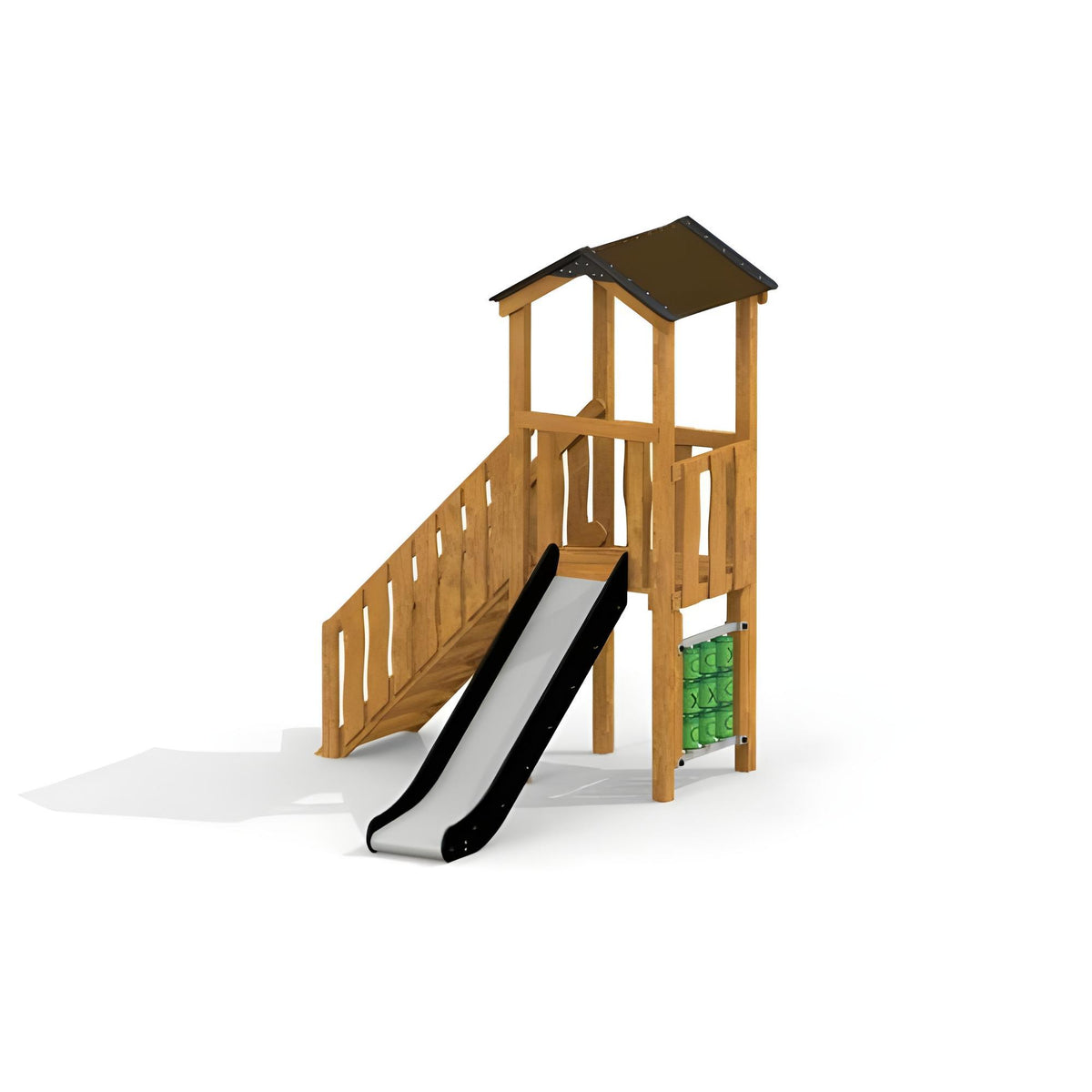 Gewerbefabrik Spielturm Vinni Outdoor Spielgeraet Kletterturm 3 Jahre Holz Spielplatz