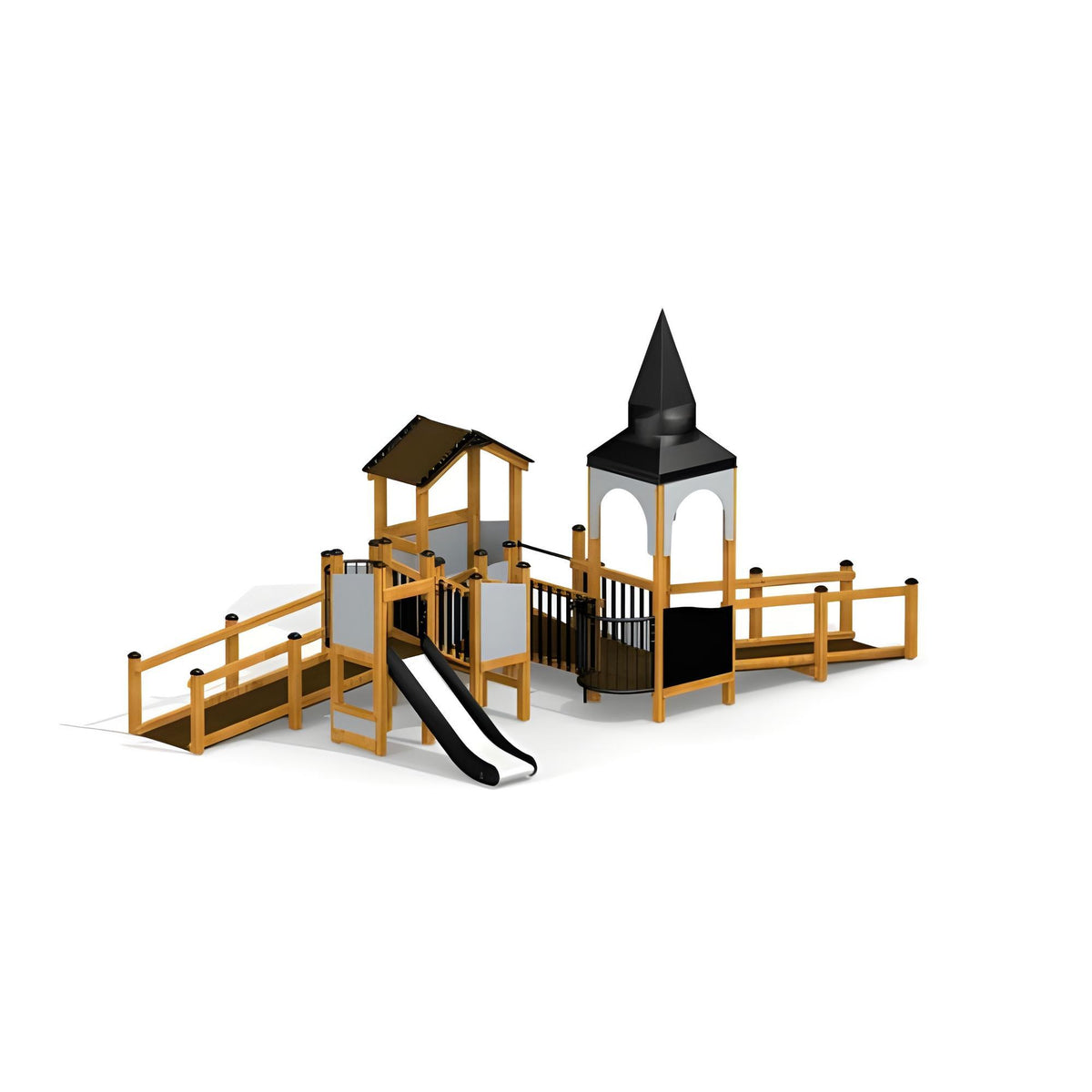 Gewerbefabrik Spielturm Wim Outdoor Spielgeraet Kletterturm 1 Jahre U3 Holz Spielplatz