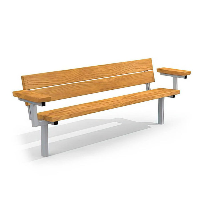 Larslaj Parkbank Husum Outdoor Bank Gartenbank Stahl Schule