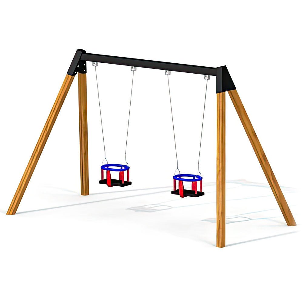 Larslaj Schaukel Luka Outdoor Spielgeraet Babyschaukel Kinderschaukel 1 Jahr U3 Holz Kinder