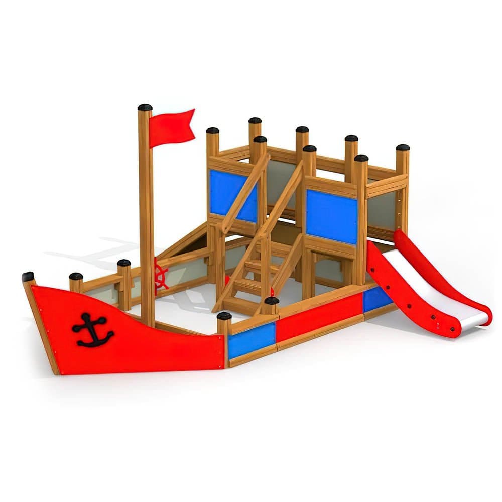 Larslaj Spielturm Seerauber Outdoor Spielgeraet Kletterturm 1 Jahre U3 Holz Kindergarten