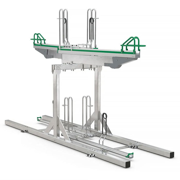 WSM Doppelstockparker HarzDuo Stahl 4 Plaetze Anlehnparker Fahrrad Bike