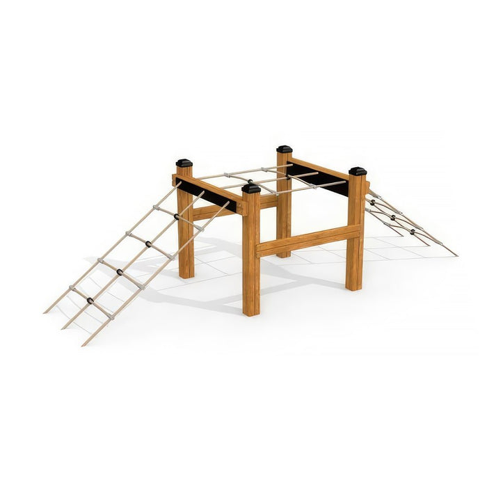 Larslaj Fitness Geraet KletternetzLilly Outdoor sport Holz Trimmdich