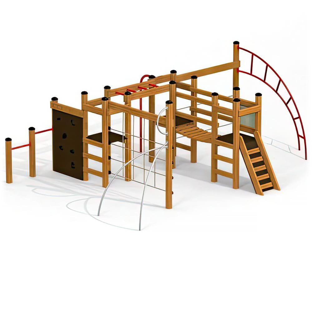 Klettergerüst Theo, Ab 3 Jahren, kletter, Gewerbefabrik
