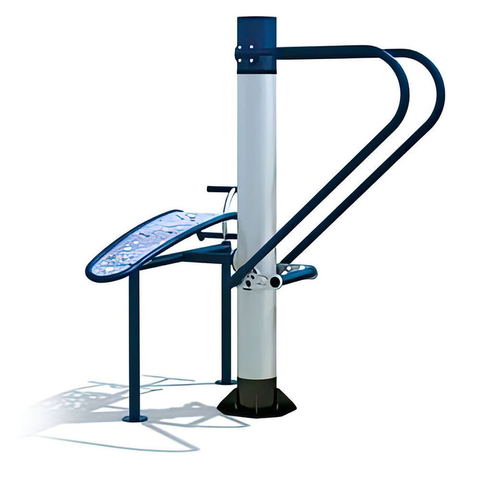 Outdoor Fitnessgerät Bauchtrainer Barren DUO, outdoor, outdoor fitness, Gewerbefabrik