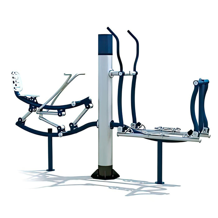 Outdoor Fitnessgerät Rudergerät Crosstrainer DUO, outdoor, outdoor fitness, Gewerbefabrik