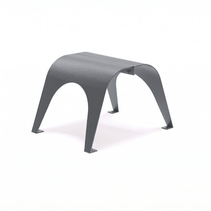 Gewerbefabrik Couchtisch Mureck Stahl Outdoor Stadtmobiliar Grau RAL 7011