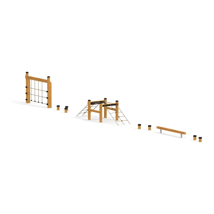 Gewerbefabrik Fitness Geraet Birgit Outdoor Sport Holz Training