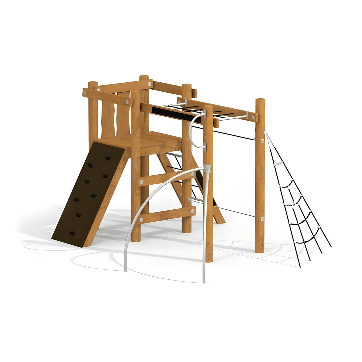 Gewerbefabrik Klettergeruest Amica Outdoor Spielgeraet Kletterturm 3 Jahre Holz Spielplatz
