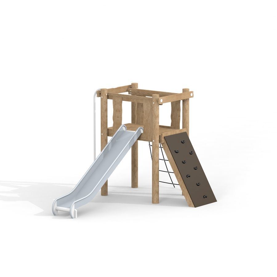 Gewerbefabrik Klettergeruest Clarissa Outdoor Spielgeraet Kletterturm 3 Jahre Holz Spielplatz