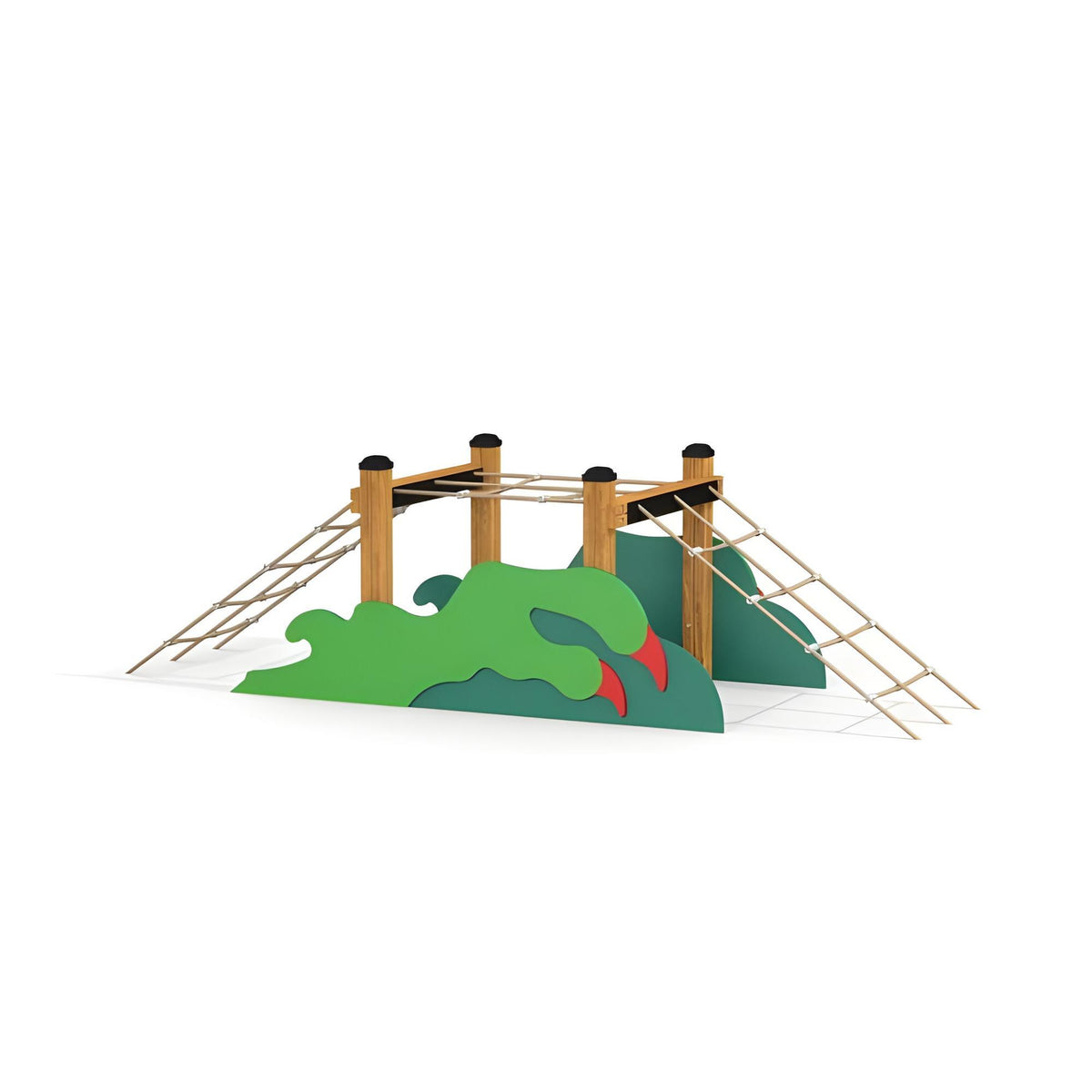 Gewerbefabrik Klettergeruest Dacio Outdoor Spielgeraet Kletterturm 3 Jahre Holz Spielplatz