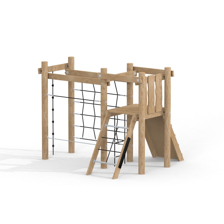 Gewerbefabrik Klettergeruest Darian Outdoor Spielgeraet Kletterturm 3 Jahre Holz Spielplatz