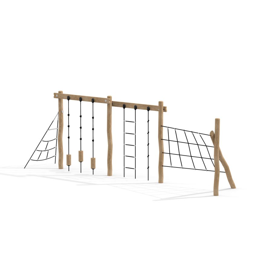 Gewerbefabrik Klettergeruest Dina Outdoor Spielgeraet Kletterturm 5 Jahre Holz Spielplatz