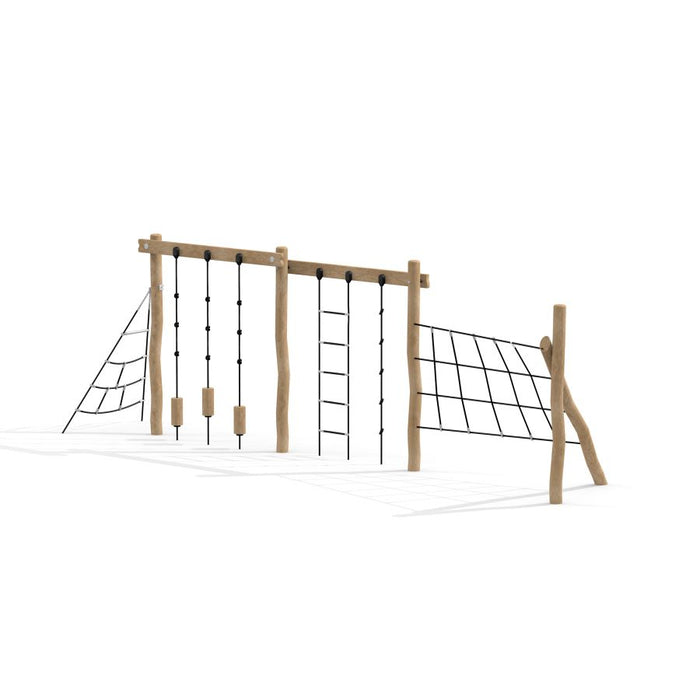 Gewerbefabrik Klettergeruest Dina Outdoor Spielgeraet Kletterturm 5 Jahre Holz Spielplatz