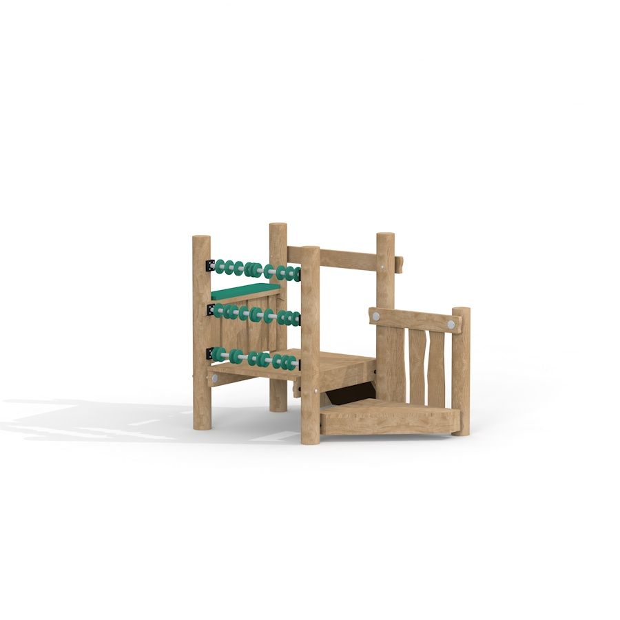 Gewerbefabrik Klettergeruest Emilian Outdoor Spielgeraet Kletterturm 1 Jahre U3 Holz Spielplatz