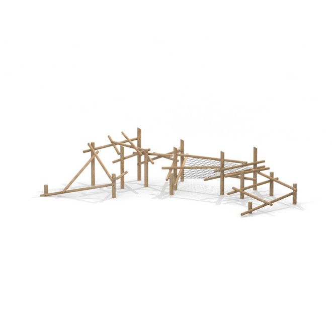 Gewerbefabrik Klettergeruest Enzo Outdoor Spielgeraet Kletterturm 5 Jahre Holz Spielplatz