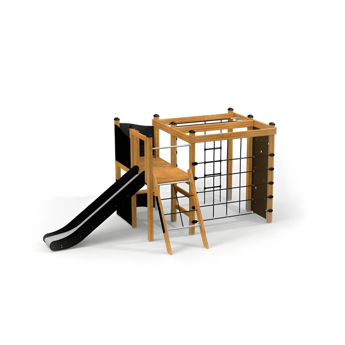 Gewerbefabrik Klettergeruest Leif Outdoor Spielgeraet Kletterturm 3 Jahre Holz Spielplatz