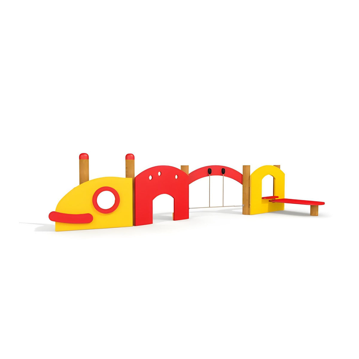 Gewerbefabrik Klettergeruest Lucia Outdoor Spielgeraet Kletterturm 1 Jahre U3 Holz Spielplatz