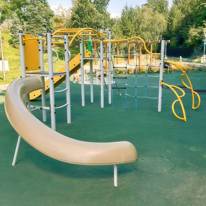 Gewerbefabrik Klettergeruest Marek Outdoor Spielgeraet Kletterturm 3 Jahre Stahl Schule