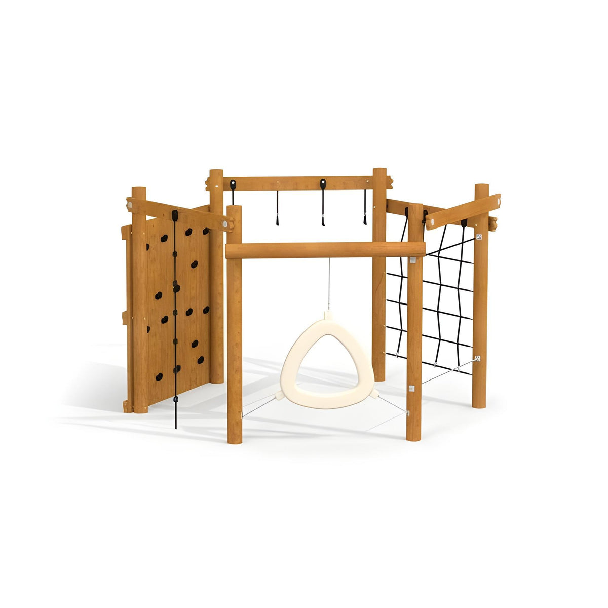 Gewerbefabrik Klettergeruest Marie Outdoor Spielgeraet Kletterturm 3 Jahre Holz Spielplatz