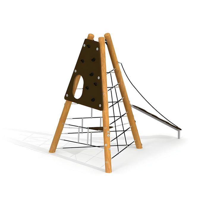 Gewerbefabrik Klettergeruest Minne Outdoor Spielgeraet Kletterturm 3 Jahre Holz Spielplatz