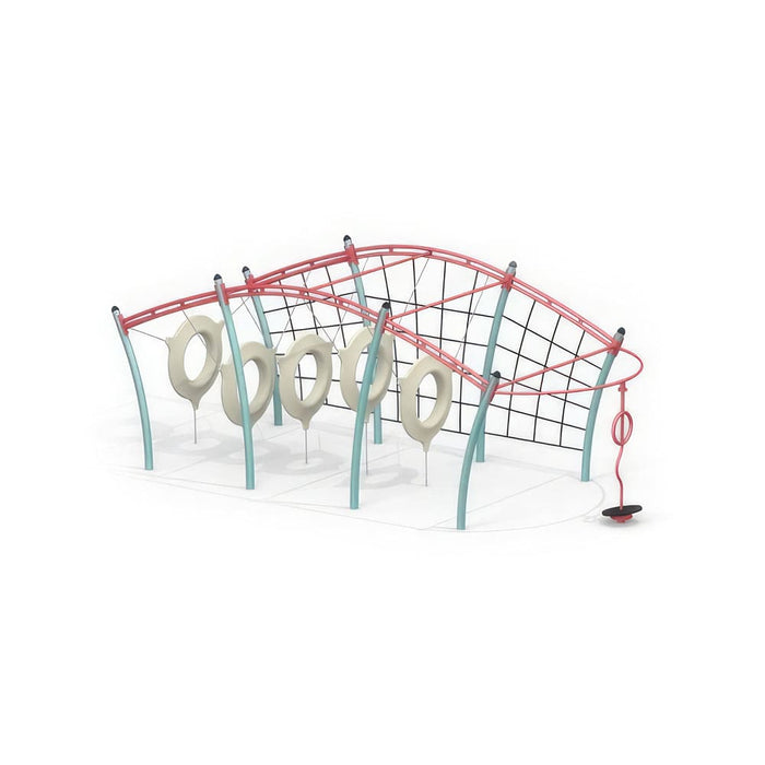 Gewerbefabrik Klettergeruest Nina Outdoor Spielgeraet Kletterturm 3 Jahre Stahl Kita