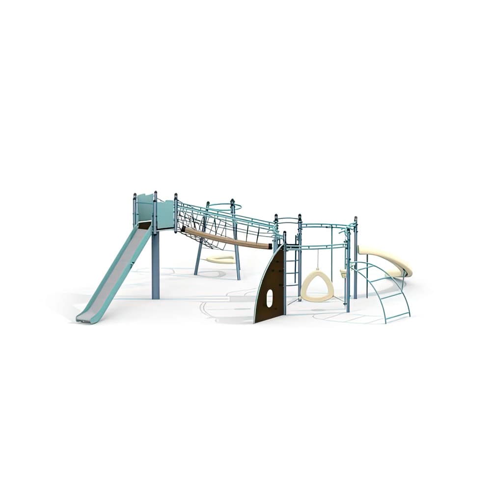 Gewerbefabrik Klettergeruest Oleg Outdoor Spielgeraet Kletterturm 3 Jahre Stahl Kita