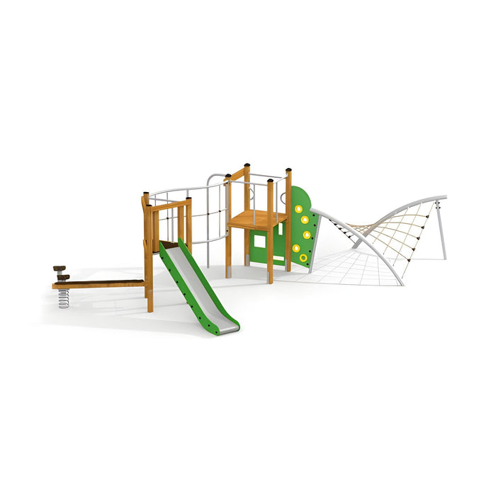 Gewerbefabrik Klettergeruest Pirmin Outdoor Spielgeraet Kletterturm 3 Jahre Holz Spielplatz