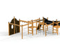 Gewerbefabrik Klettergeruest Soa Outdoor Spielgeraet Kletterturm 3 Jahre Holz Spielplatz